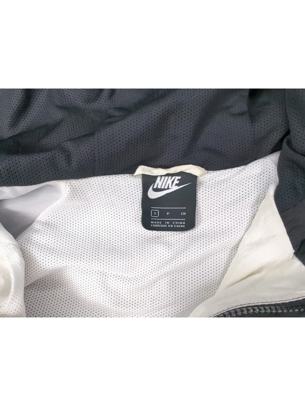 Nike Sportswear NSW Swoosh Hooded Woven Jacket Black White CJ4888-011 Mens Small